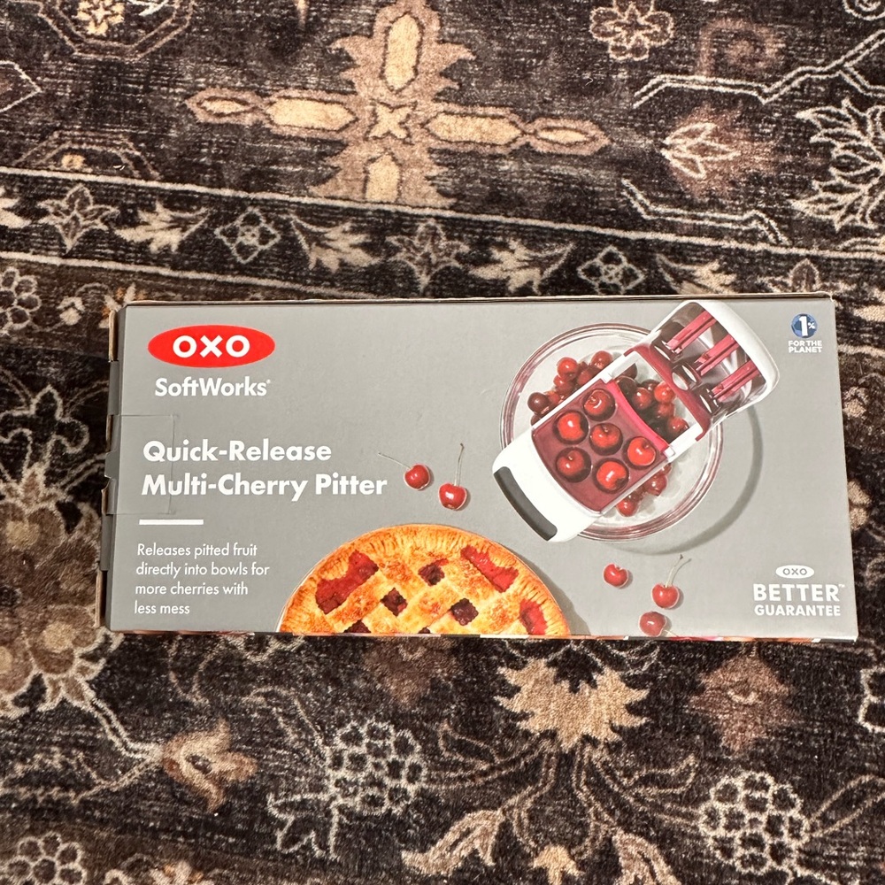 Oxo SoftWorks Cherry Pitter - Red and White